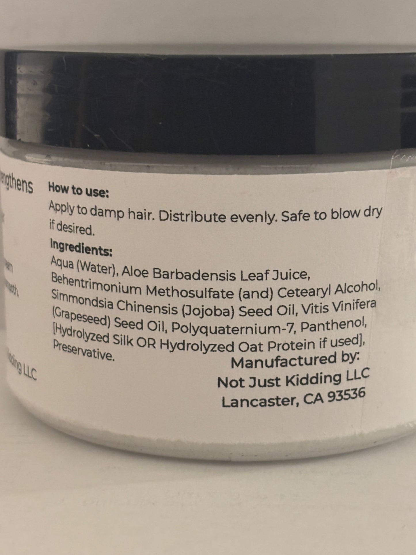 Not Just Smooth Cream Detangler (for kids)