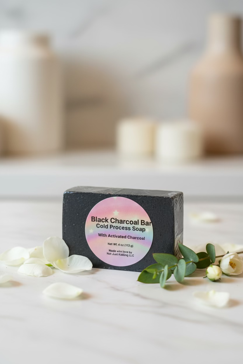 Black Charcoal Bar (Cold Pressed Soap)